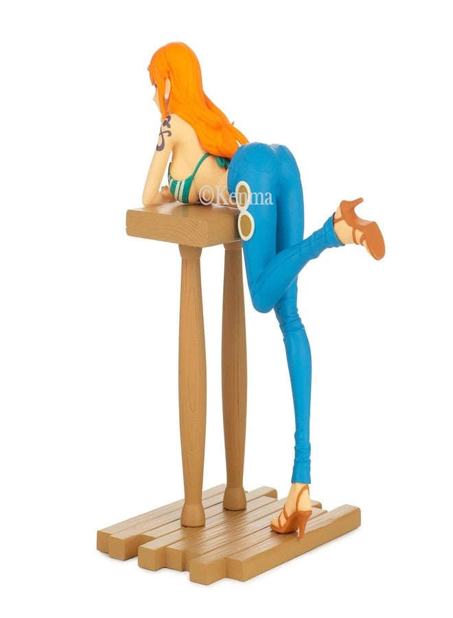 KENMA One Piece Nami 16 Cms Action Figure Over Count Pirate Anime Figure Weeb Manga Collectible Grandline Journey Prize Figure - Image 4